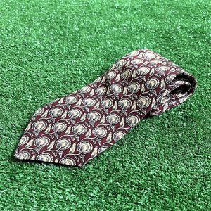 The Metropolitan Museum of Art Roses Flowers Print Silk Art to Wear Y2K Neck Tie